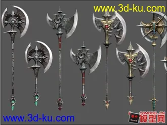 3D打印模型军事冷兵器小集锦的图片