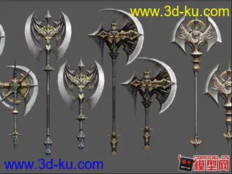 3D打印模型军事冷兵器小集锦的图片