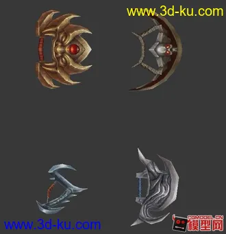 3D打印模型军事冷兵器小集锦的图片