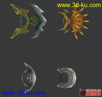 3D打印模型军事冷兵器小集锦的图片