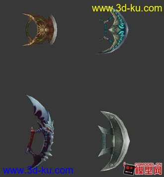 3D打印模型军事冷兵器小集锦的图片