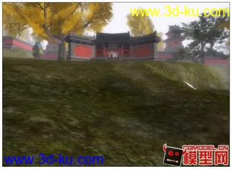 3D打印模型东方古建筑场景小集锦的图片