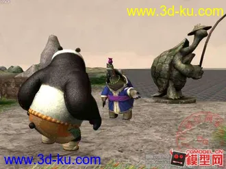 3D打印模型东方古建筑场景小集锦的图片