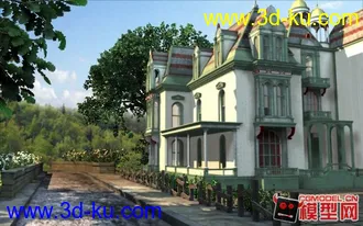 3D打印模型一些西方古建筑场景的图片