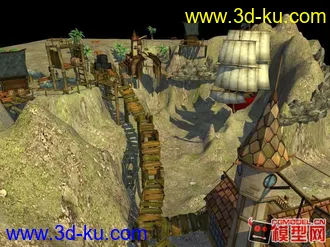 3D打印模型一些西方古建筑场景的图片