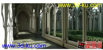 3D打印模型一些西方古建筑场景的图片
