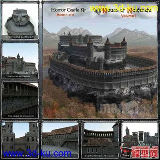 3D打印模型一些西方古建筑场景的图片
