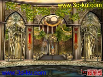 3D打印模型一些西方古建筑场景的图片