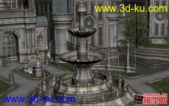 3D打印模型一些西方古建筑场景的图片