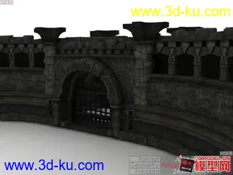 3D打印模型一些西方古建筑场景的图片