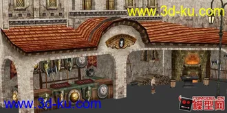 3D打印模型一些西方古建筑场景的图片