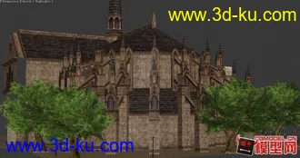 3D打印模型一些西方古建筑场景的图片