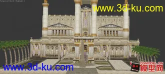 3D打印模型一些西方古建筑场景的图片