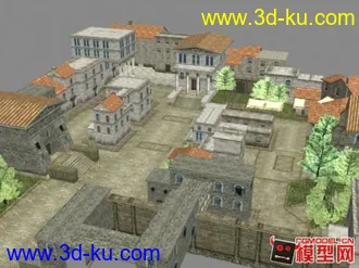 3D打印模型一些西方古建筑场景的图片