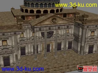 3D打印模型一些西方古建筑场景的图片