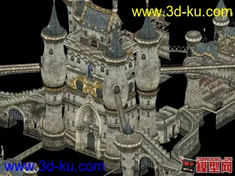 3D打印模型一些西方古建筑场景的图片