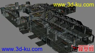 3D打印模型一些现代场景的图片