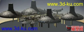 3D打印模型自然和科幻场景的图片