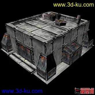 3D打印模型自然和科幻场景的图片