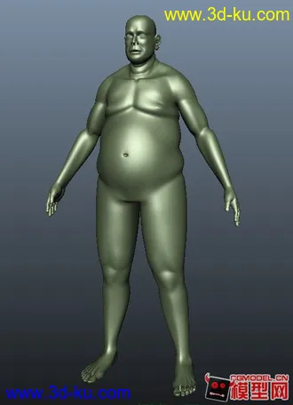 3D打印模型大胖子的图片