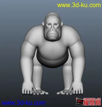 3D打印模型大猩猩的图片