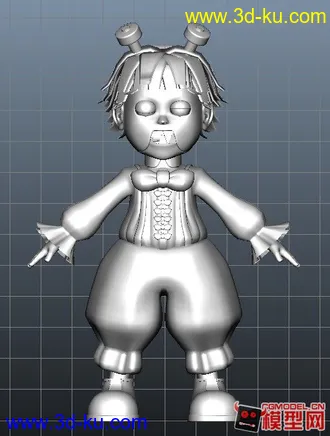 3D打印模型鬼娃娃的图片