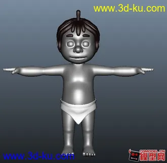 3D打印模型小男孩的图片