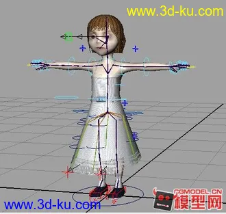 3D打印模型小女孩的图片