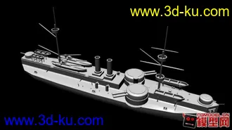 3D打印模型定远号蒸汽轮的图片
