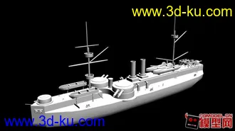 3D打印模型定远号蒸汽轮的图片