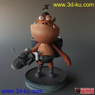 3D打印模型小怪兽的图片
