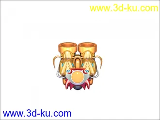 3D打印模型高档炮火双炮的图片
