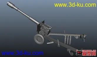 3D打印模型加农榴弹炮的图片