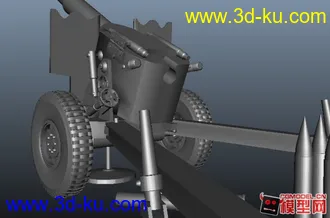 3D打印模型加农榴弹炮的图片