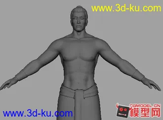 标准人体模型，布线非常不错，超写实的。的图片