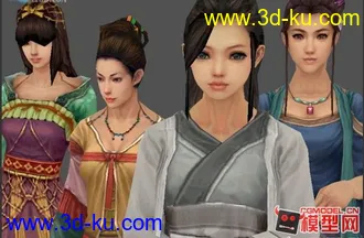 美女npc模型的图片