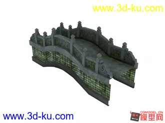 3D打印模型无聊做着玩的，石桥一座！！！~的图片