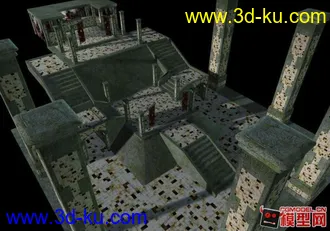 3D打印模型大理石场景的图片