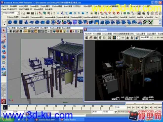 布店模型的图片