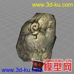 3D打印模型游戏山石物件的图片