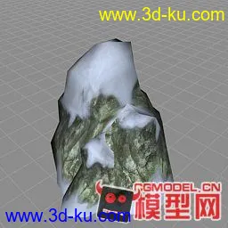3D打印模型游戏山石物件的图片