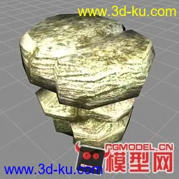 3D打印模型游戏山石物件的图片