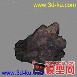 3D打印模型游戏山石物件的图片