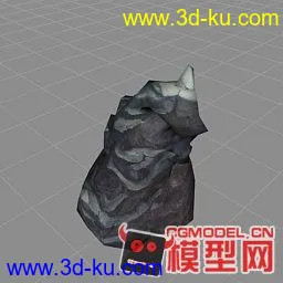 3D打印模型游戏山石物件的图片