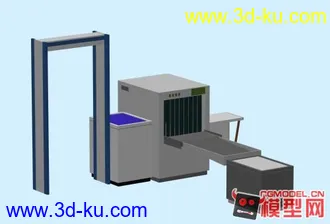 3D打印模型安检机器的图片
