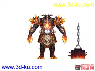 3D打印模型火神的图片