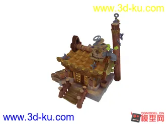 3D打印模型可爱的小木屋！！！的图片