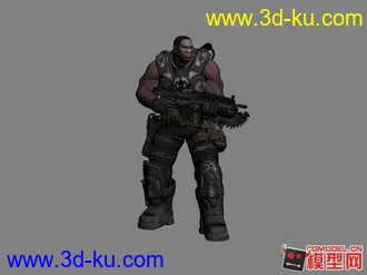 《战争机器》人物模型的图片