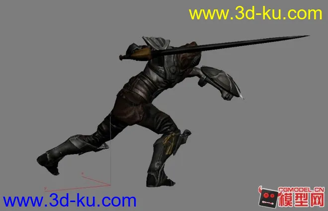 《无尽之剑》角色模型 全套动作（带法线贴图）首发的图片3
