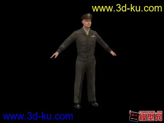 3D打印模型美国老警察一个！！~的图片